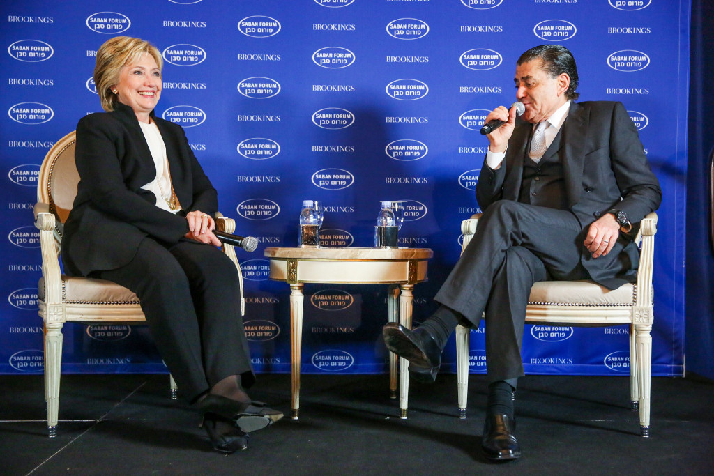 Hillary Clinton en una entrevista a la Brooking Institution. Foto: Brooking Institution