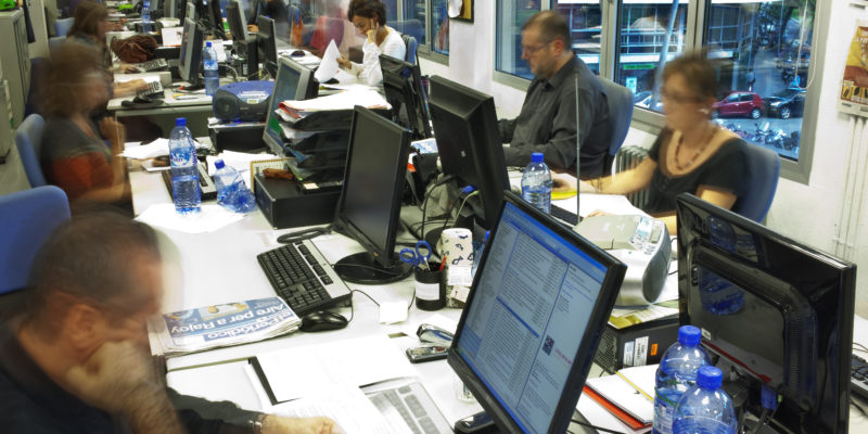 Els periodistes pateixen trastorns que sovint no es detecten. Foto: Arxiu Capçalera