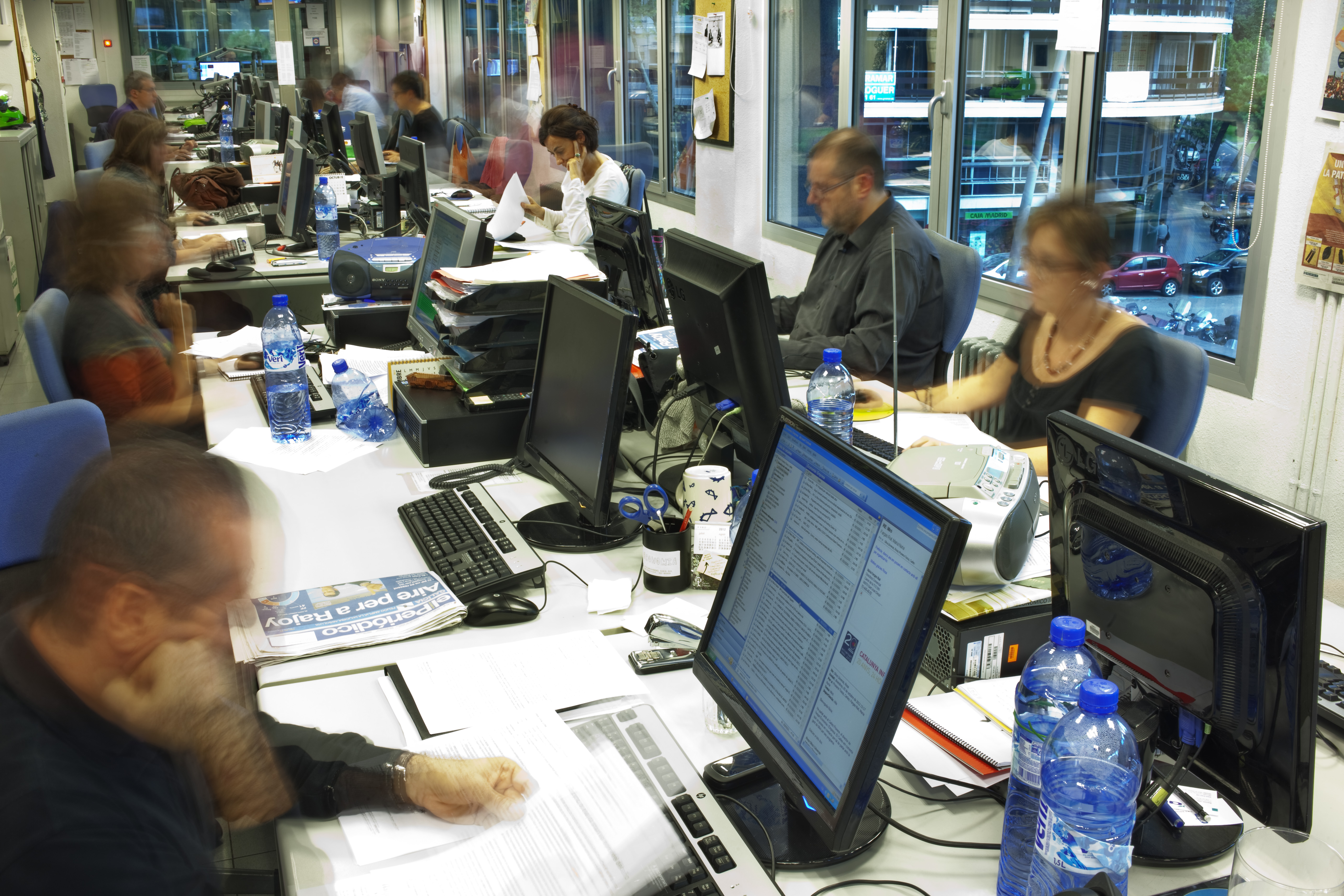 Els periodistes pateixen trastorns que sovint no es detecten. Foto: Arxiu Capçalera