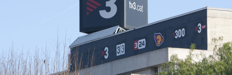 Imatge exterior dels estudis de Televisió de Catalunya (TVC)