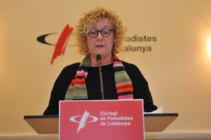 Neus Bonet manifest agressió periodistes