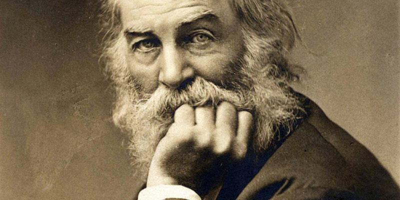 Walt Whitman en una imatge d'època