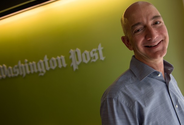 Bezos, fotografiat al Washington Post després de la seva adquisició | Foto: Nikki Kahn/The Washington Post