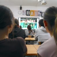 Una sessió d’experts de Photographic Social Vision en una aula. Foto: PSV